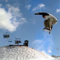 Snowboarder In Air 2